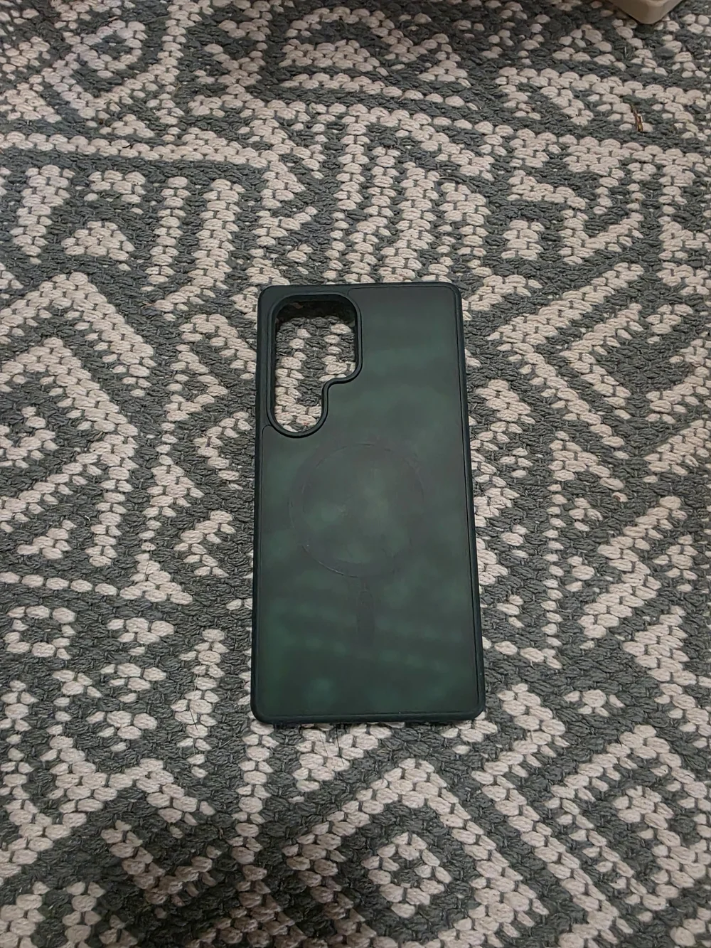 Galaxy S25 Plus MagSafe-Compatible Dark Green Silicone Phone Case